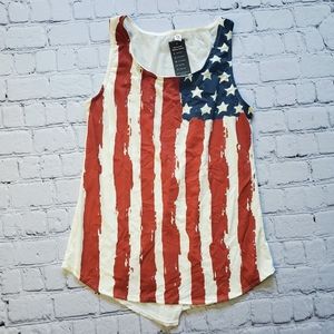 NWT 4th of July Tank America Patriot Sz XL
